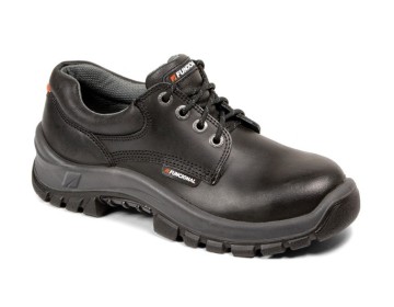 ZAPATO PRUSIANO IRON - CUERO BOX NEGRO TALLE 41 - C/ PUNTERA FUNCIONAL