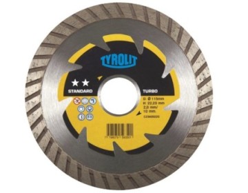 DISCO DIAMANTADO TURBO 9 X 10 MM TYROLIT