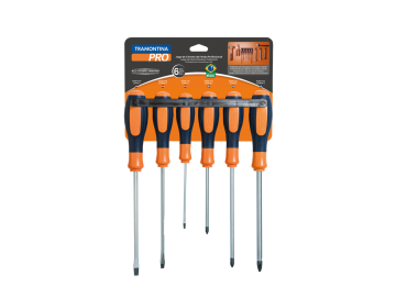 JUEGO DESTORNILLADOR ULTRAGRIP PLUS 6 PZS TRAMONTINA
