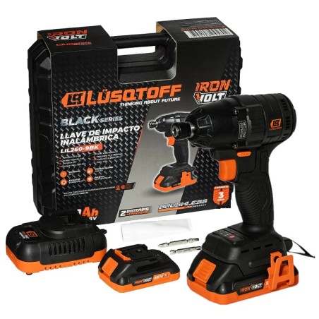 ATORNILLADOR DE IMPACTO LIL260-9BK LUSQTOFF BLACK SERIES