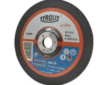DISCO DE CORTE  CENTRO DEPRIMIDO 230X3.2X22.2 TYROLIT