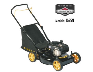 CORTADORA CESPED R65N - C/BOLSA - 9 POS CORTE 3.5 HP B&S - 20 DIBRA