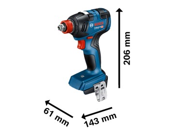 LLAVE DE IMPACTOLLAVE DE IMPACTO GDX 18V-200 S/BAT S/CARG 18V BOSCH