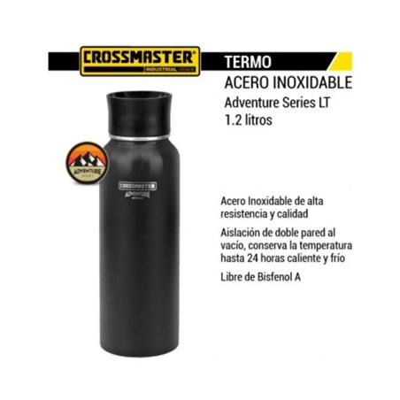 TERMO - AC INOX - ADVENTURE - LT 360º - 1.2 LITROS - CROSSMASTER