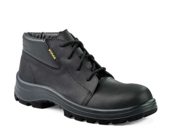 BOTIN PRUSIANO  CUERO BOX NEGRO C/ PUNT.T36/46