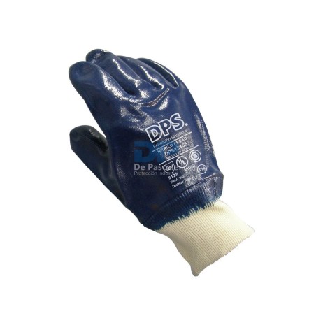 GUANTE NITRILO AZUL - DORSO VENT P/ELASTICO DE PASCALE