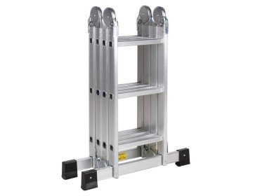 ESCALERA ALUMINIO ARTICULADA 4 TRAMOS - 7 POS. 12 ESC. FMT