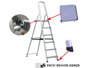 ESCALERA ALUMINIO FAMILIAR 6 ESCALONES FMT