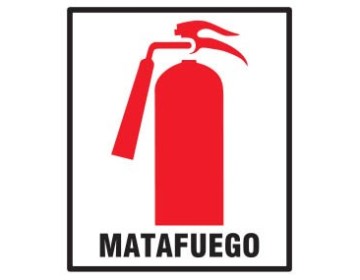 CARTEL MATAFUEGO 32 X 45 BM