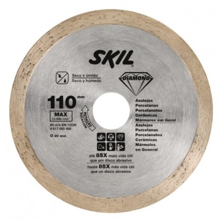 DISCO DIAMANTADO - CONTINUO - 110MM - SKIL