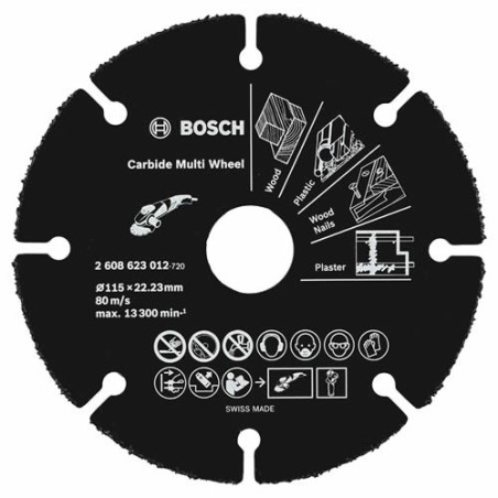 DISCO DE CORTE INOXIDABLE 115 X 1 X 22.23 MM BOSCH