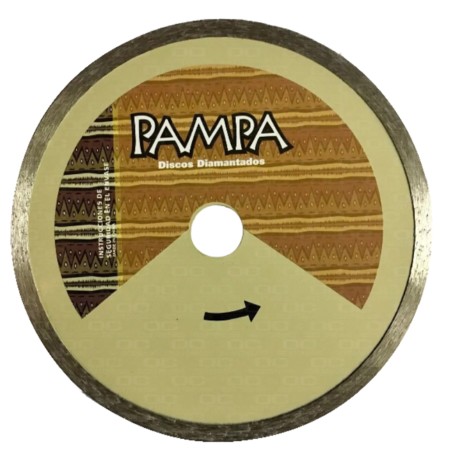 DISCO DIAMANTADO PAMPA CONTINUO Ø 7 ALIAFOR