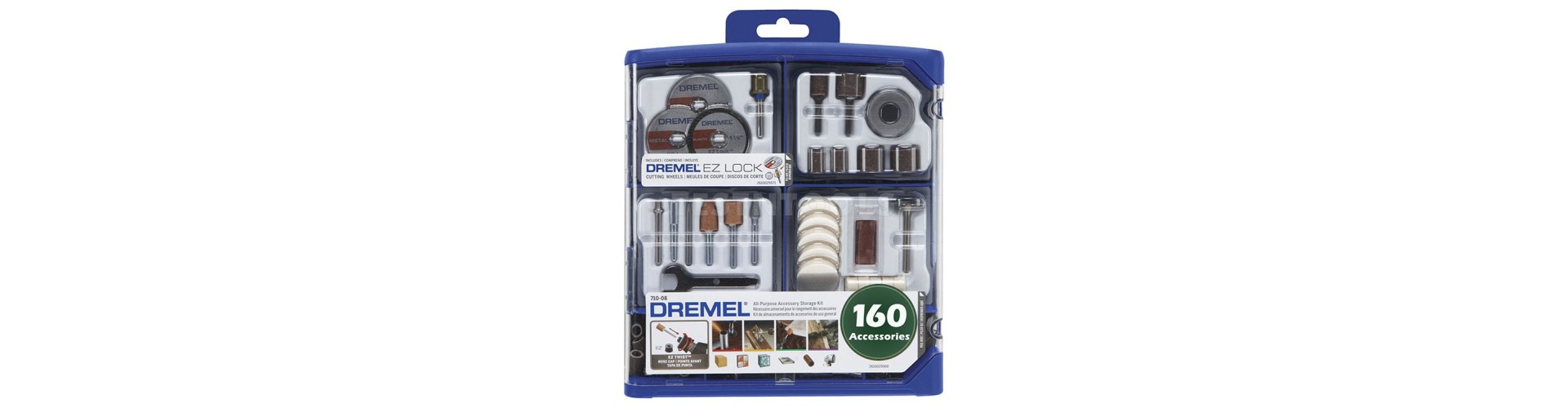 KIT ACCESORIOS - 710 - 160 PZAS - DREMEL